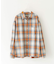 リラックスフィットチェックレギュラーシャツ