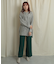 バックスリットワイドパンツ