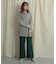 バックスリットワイドパンツ