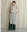 バックスリットワイドパンツ