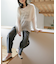 YENN　CURVED SEAM DENIM PANTS