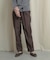 シャンタンテーパードパンツ