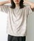 パイルスウィッチングショートスリーブTシャツ