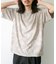 パイルスウィッチングショートスリーブTシャツ