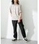 パイルスウィッチングショートスリーブTシャツ