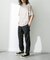 パイルスウィッチングショートスリーブTシャツ