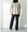 パイルスウィッチングショートスリーブTシャツ
