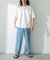 パイルスウィッチングショートスリーブTシャツ