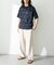パイルスウィッチングショートスリーブTシャツ