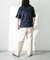 パイルスウィッチングショートスリーブTシャツ