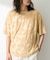 パイルスウィッチングショートスリーブTシャツ