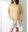 パイルスウィッチングショートスリーブTシャツ