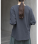 FORK&SPOON　ハイツイストコットンギャザースリーブTシャツ