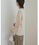 コットンブークレ深Vベスト