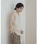 コットンブークレ深Vベスト