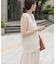 コットンブークレ深Vベスト