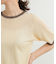 リンガー半袖ニットTシャツ