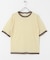 リンガー半袖ニットTシャツ