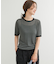 リンガー半袖ニットTシャツ