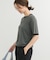 リンガー半袖ニットTシャツ