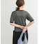 リンガー半袖ニットTシャツ