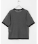 リンガー半袖ニットTシャツ