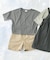 『親子リンク』add fabrics ドルマンTシャツ(KIDS)