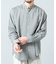 『WEB限定』ストライプバンドカラーリラックスシャツ