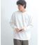 『ユニセックス』シシュウダンボールポンチロングスリーブ Tシャツ