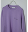 『ユニセックス』シシュウダンボールポンチロングスリーブ Tシャツ