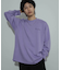 『ユニセックス』シシュウダンボールポンチロングスリーブ Tシャツ