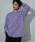 『ユニセックス』シシュウダンボールポンチロングスリーブ Tシャツ