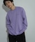 『ユニセックス』シシュウダンボールポンチロングスリーブ Tシャツ