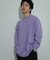 『ユニセックス』シシュウダンボールポンチロングスリーブ Tシャツ