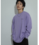 『ユニセックス』シシュウダンボールポンチロングスリーブ Tシャツ