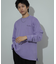 『ユニセックス』シシュウダンボールポンチロングスリーブ Tシャツ