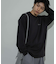 『ユニセックス』シシュウダンボールポンチロングスリーブ Tシャツ