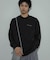 『ユニセックス』シシュウダンボールポンチロングスリーブ Tシャツ