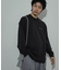 『ユニセックス』シシュウダンボールポンチロングスリーブ Tシャツ