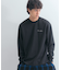 『ユニセックス』シシュウダンボールポンチロングスリーブ Tシャツ