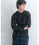 『ユニセックス』シシュウダンボールポンチロングスリーブ Tシャツ