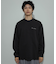 『ユニセックス』シシュウダンボールポンチロングスリーブ Tシャツ