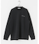 『ユニセックス』シシュウダンボールポンチロングスリーブ Tシャツ