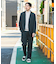 LIFE STYLE TAILOR　コーデュロイコンフォータブルジャケット