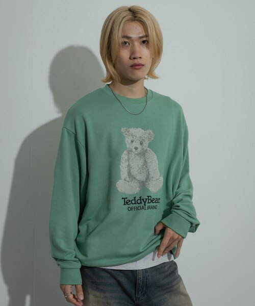 別注』TeddyBear×SENSE OF PLACE テディベアクルーネック