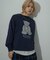 『別注』TeddyBear×SENSE OF PLACE　テディベアクルーネックスウェット