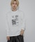 ポンチグラフィックロングスリーブTシャツ A