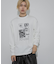 ポンチグラフィックロングスリーブTシャツ A