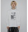ポンチグラフィックロングスリーブTシャツ A