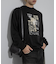 ポンチグラフィックロングスリーブTシャツ A